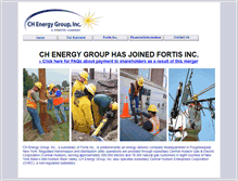 Tablet Screenshot of chenergygroup.com